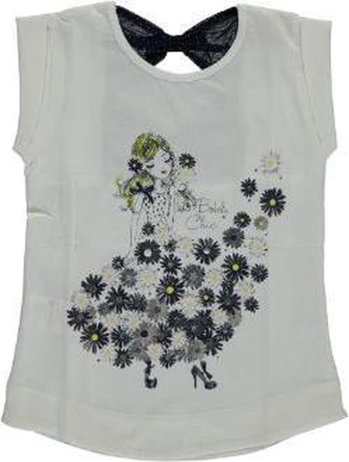 Boboli Meisjes Blouse - Wit - Maat 104