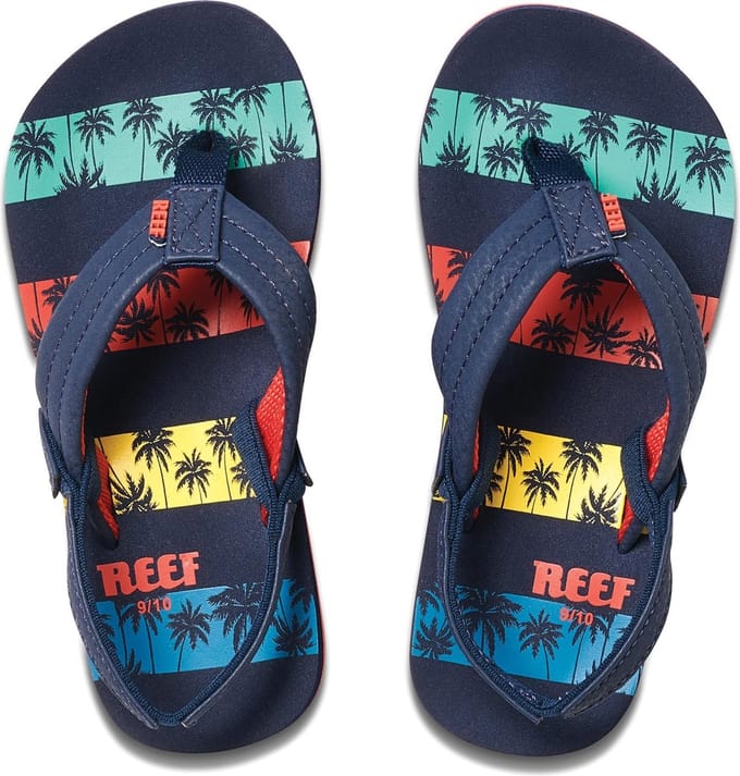 Reef Slippers - Maat 19/20 - Unisex - blauw/rood/geel