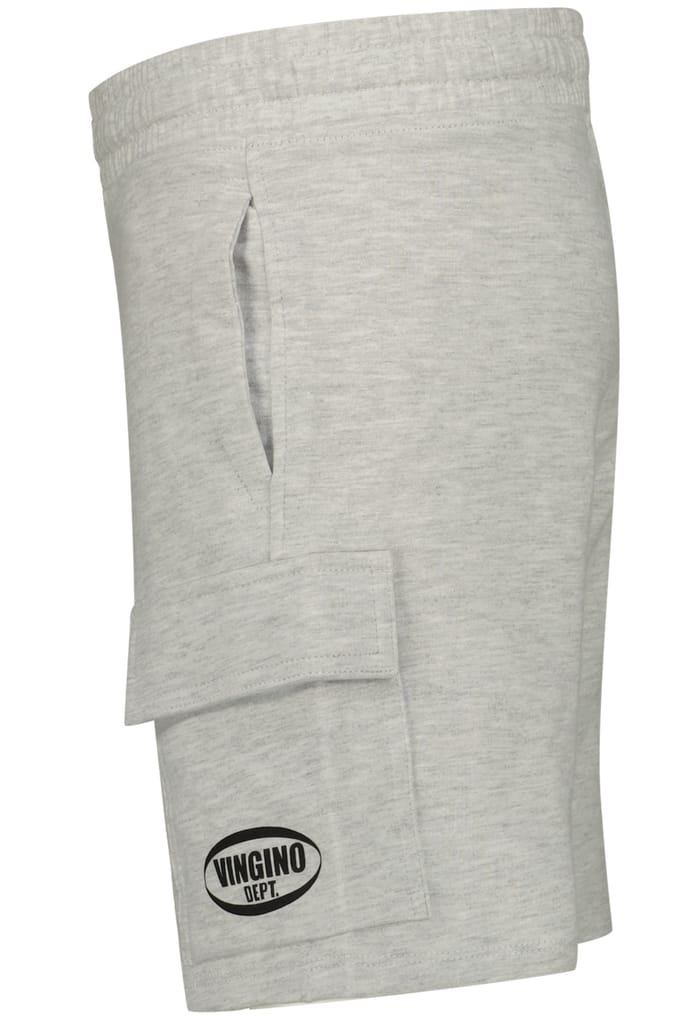 Vingino Basic-cargo Short Fearless Grey Melee Taglia: 4 | Pantaloni Outlet | kids | Grigio