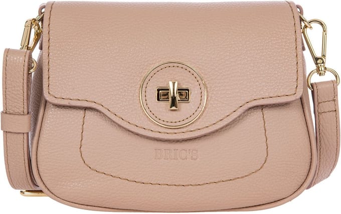 BRIC'S Leren Schoudertas Gondola Gardenia Bag Cameo Oud roze
