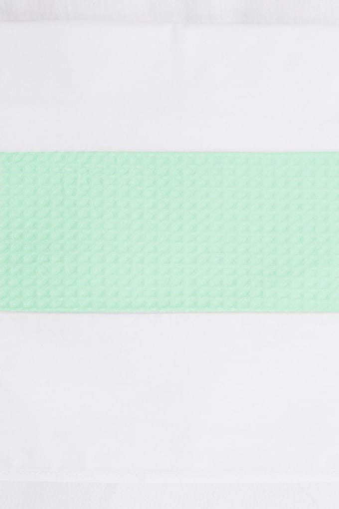 BINK Bedding Wieglaken Wafel (Pique) mint 75 x 100 cm