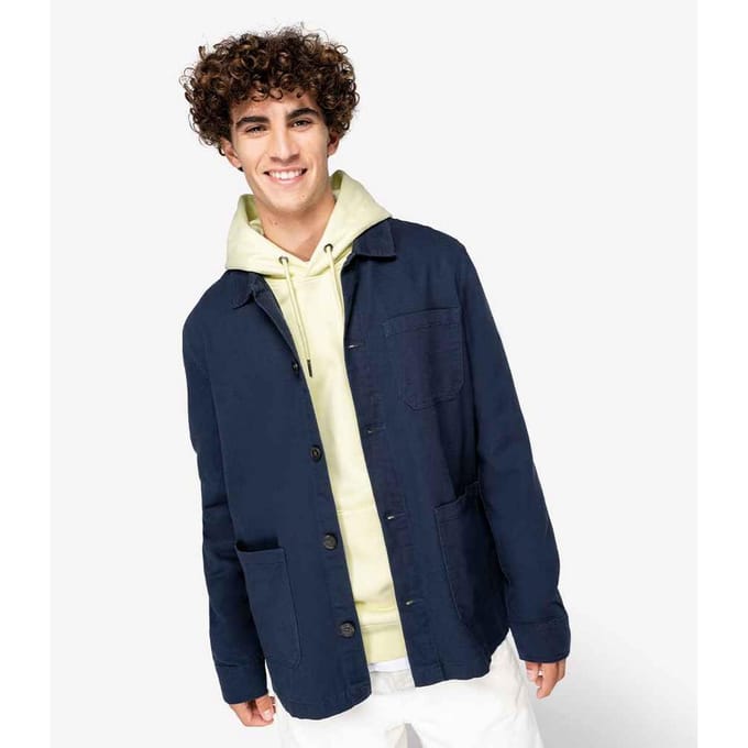 Native Spirit Heren Vervaagd Werkjack 3XL indigo