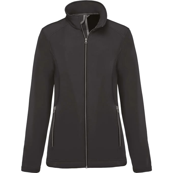 Kariban 2-laagse damessoftshelljas K425 - Titanium - XL