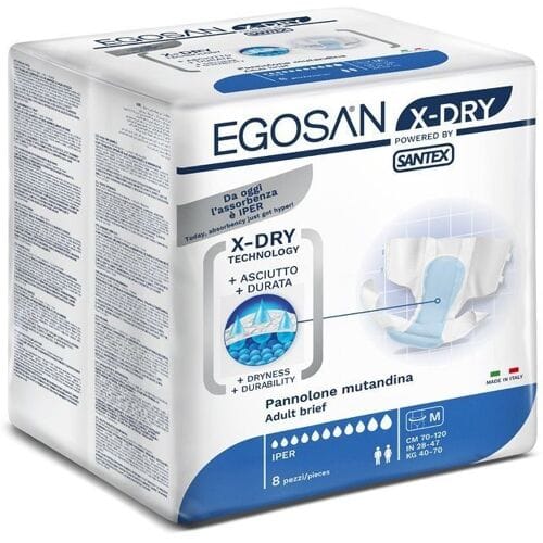Egosan Slip X-Dry Medium - 12 pakken van 8 stuks