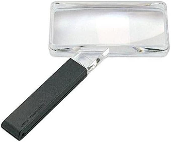 Biconvexe Vergrootglas - Leesloep - Gedetailleerd Lezen - Scherp Rand-tot-Rand Beeld - 120 x 55 mm - Transparant