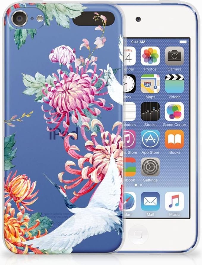 Apple iPod Touch 5 | 6 TPU Hoesje Bird Flowers
