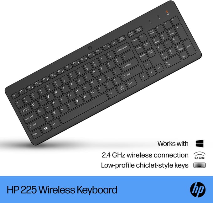 HP 225 draadloos toetsenbord