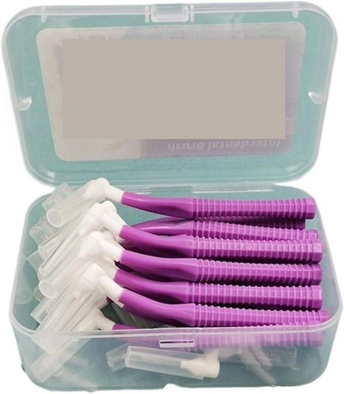 Interdentale borstels - Tandenborstels - Mondhygiëne - L-vorm ontwerp - 20 stuks - null