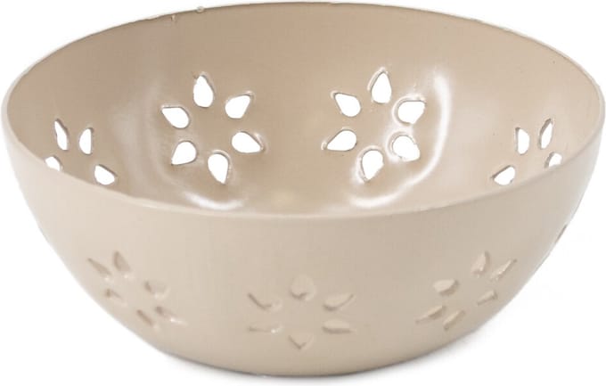 Kolony - Schaaltje 'Sand' (Bloemen, Beige)