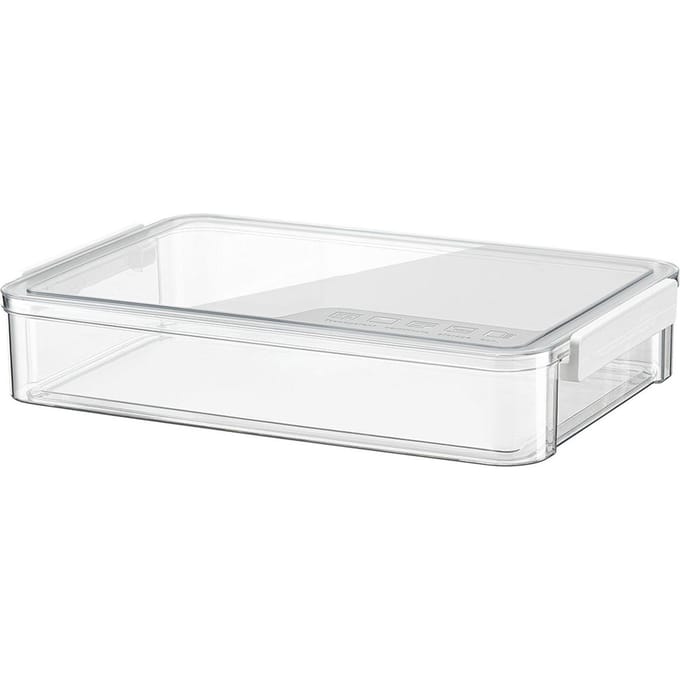 Project Case Grote Capaciteit PET ABS Zichtbaar Ladeontwerp Document Opbergdoos voor Kantoor School White Large white