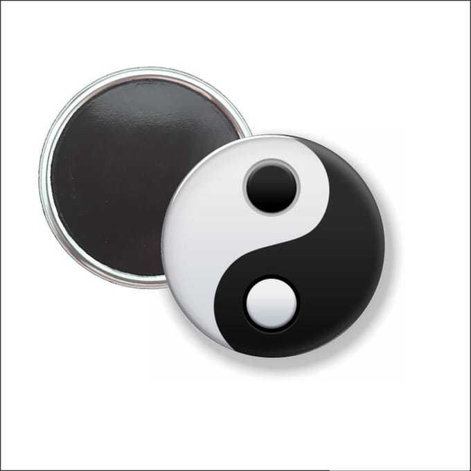 Button Met Magneet - Jin Jang - NIET VOOR KLEDING