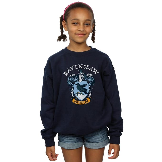 Harry Potter Meisjes Ravenclaw Sweatshirt (Wit)