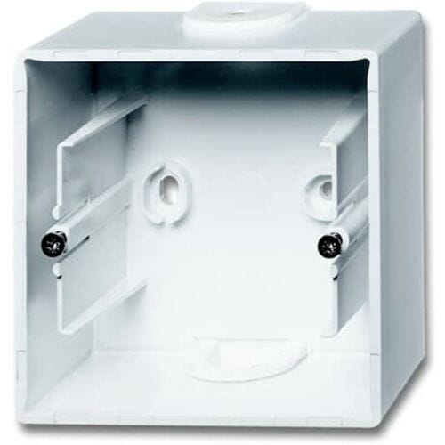 Busch-Jaeger 2CKA001799A0897 Opbouwbehuizing Opbouwbehuizing 1-voudig Wit, Verkeerswit 1 stuk(s)