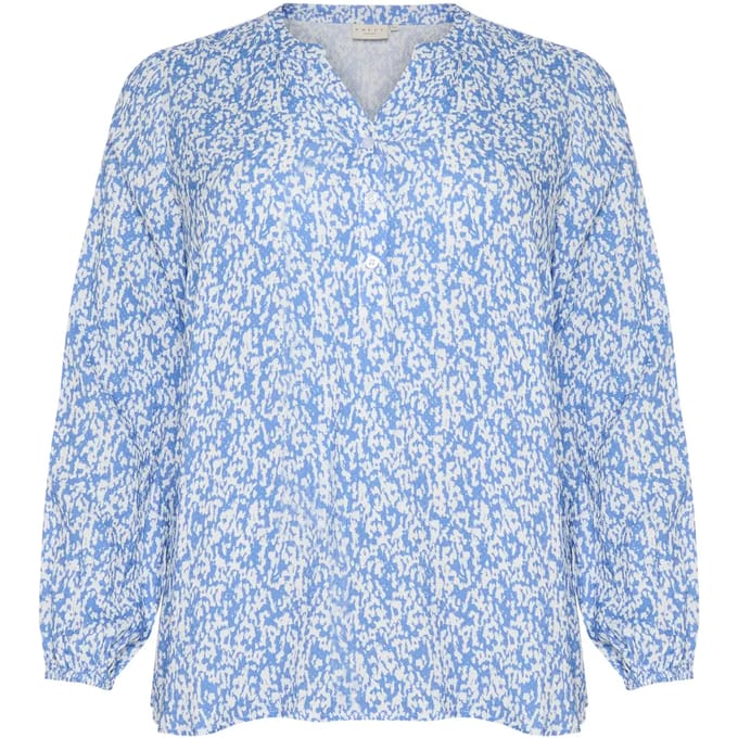 Damesblouse met lange mouwen KAFFE Curve Mahlena