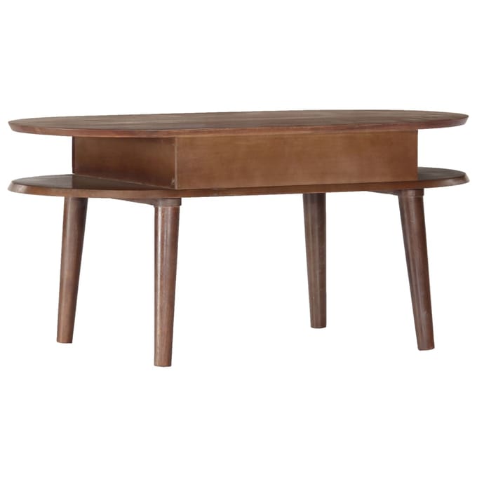vidaXL - Salontafel - 100x50x46 - cm - massief - acaciahout