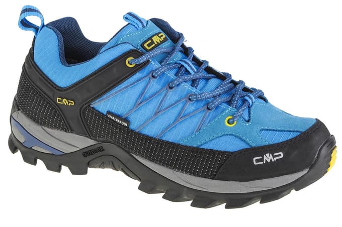 CMP Rigel Low, heren blauwe trekkingschoenen 46 blauw