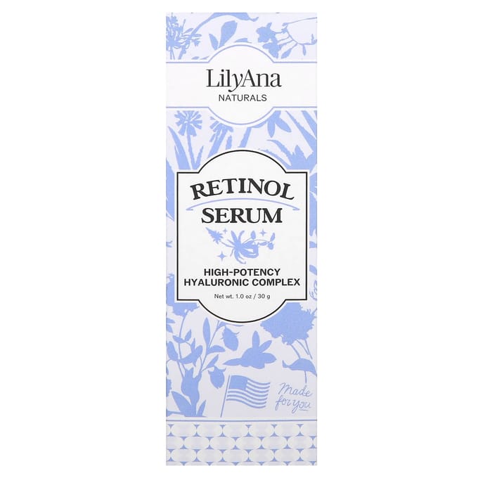 Lilyana Naturals, Retinol Serum, 1 oz (30 g) white