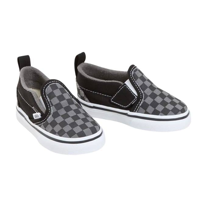 Instappers Vans TD Slip-On V (Checkerboard) Blk/Pewter