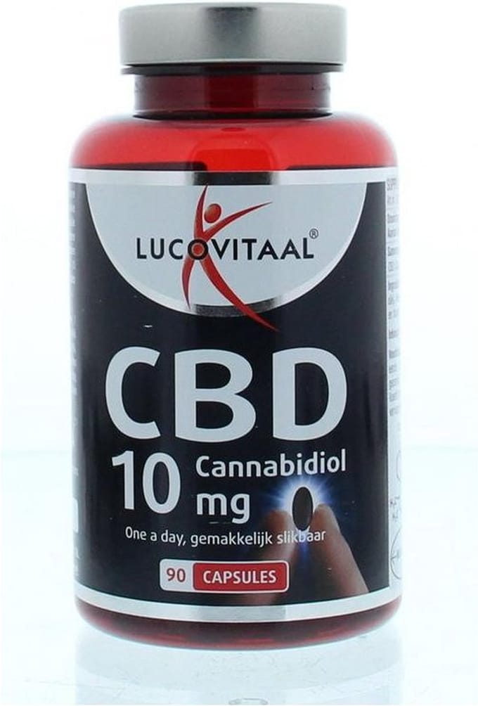 Lucovitaal CBD 10 mg Capsules 100% PUUR 90 capsules MAXI POT