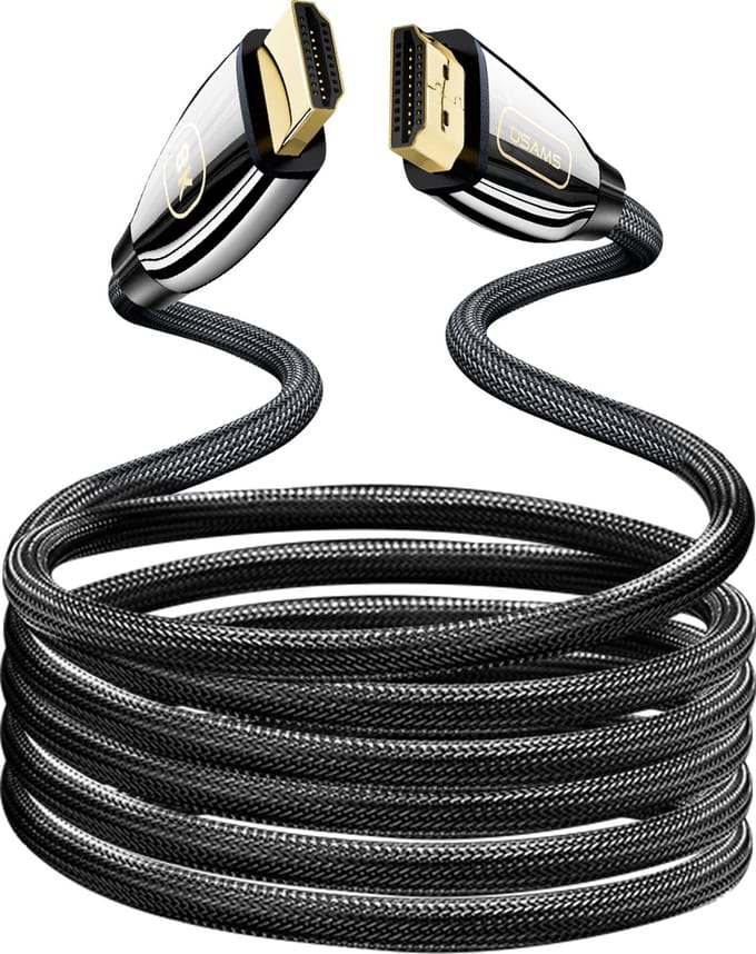 USAMS U67 Serie - HDMI Kabel - 8K Ultra HD - 3m - Zwart