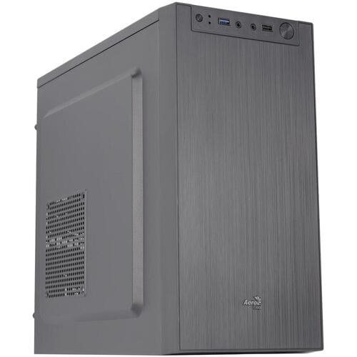 AeroCool CS-108-S-BK-v1 - MT - micro ATX - Case - Tower - Zwart