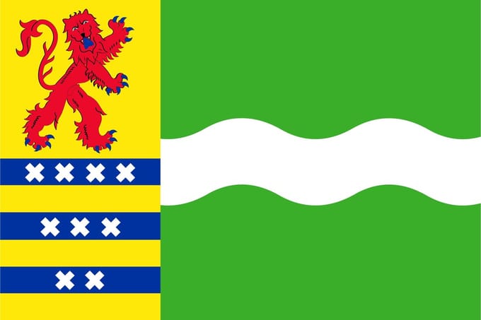Vlag Nissewaard 30x45cm