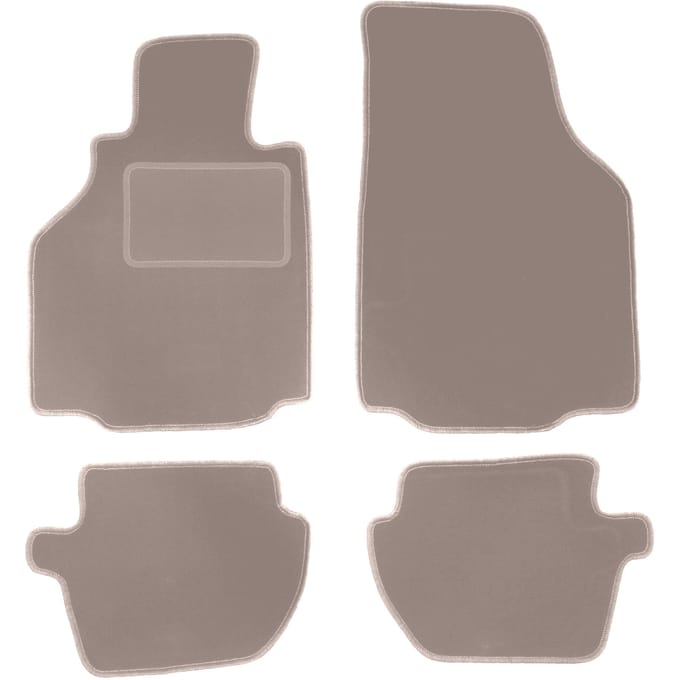Beige velours vloermatten voor: Porsche 911 type. 996 coupé (1997-2004)
