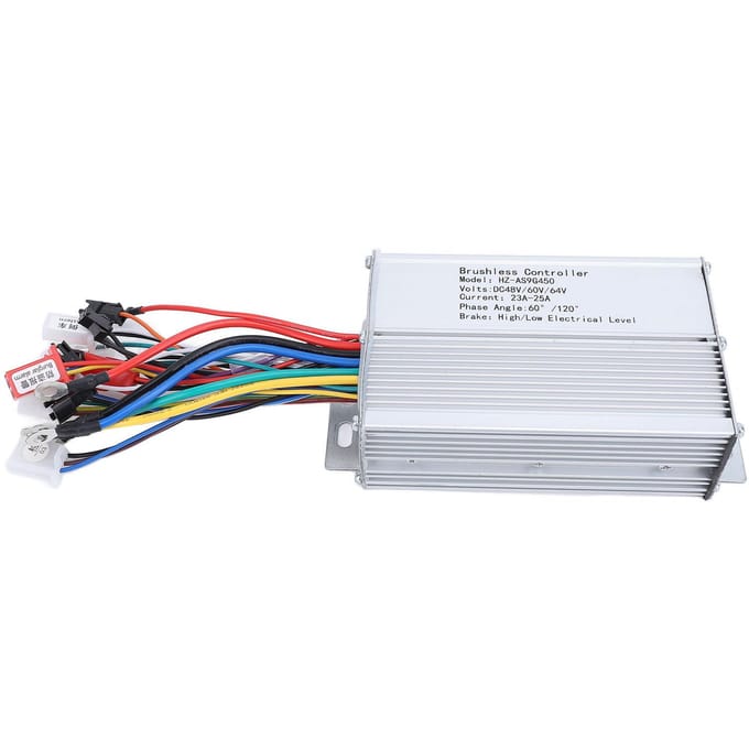 48V 60V 64V 450W Motor Borstelloze Controller Aluminiumlegering Elektrische Fiets Motorcontroller voor white