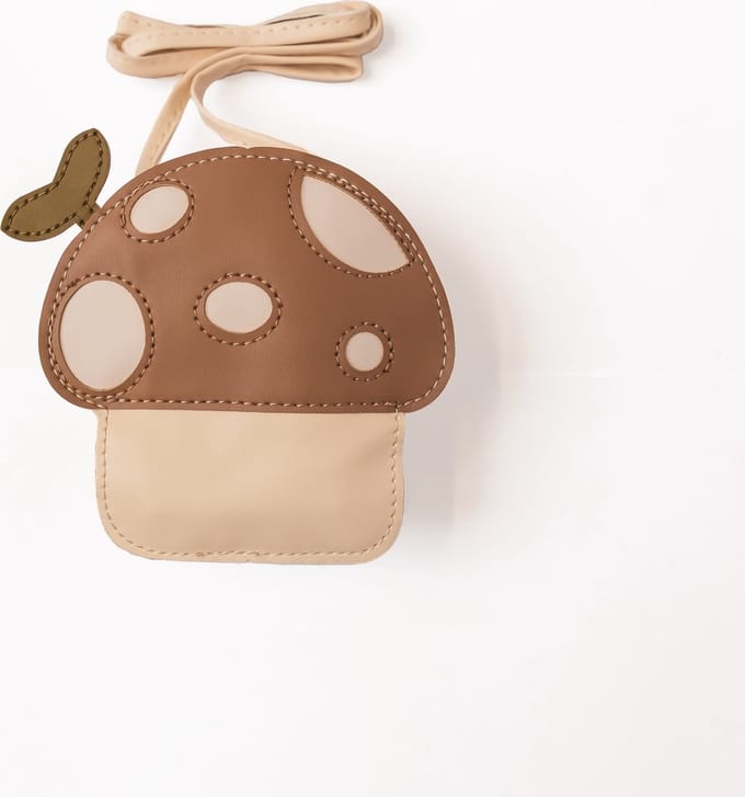 Mrs Ertha schoudertasje - mini wallet - kindertasje - Mushroom - speelgoed - 15cm