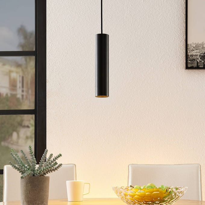 Arcchio - hanglamp - 1licht - Aluminium - H: 27 cm - GU10 - zwart