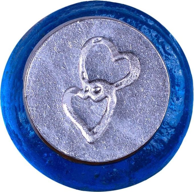 Lakzegel, Verbonden harten, Ø18 mm