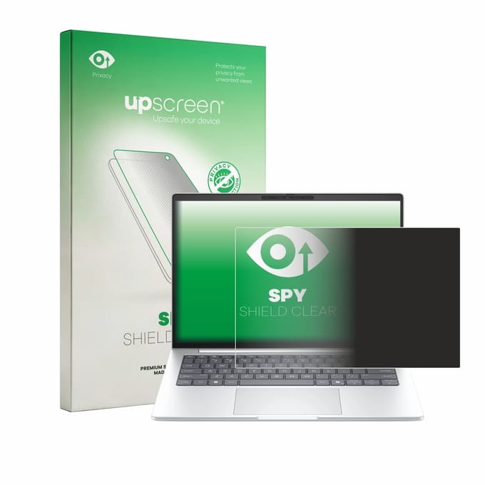 upscreen - privacy screenprotector voor HP EliteBook 8 G2a 14" - Folie Beschermfolie Blauwlichtfilter