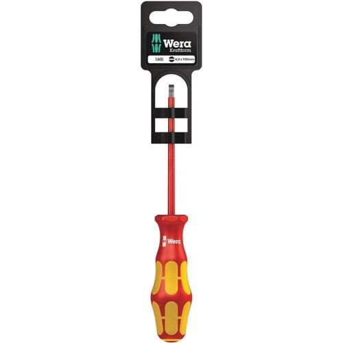 Wera 160i VDE Platte schroevendraaier Kopbreedte: 4 mm Koplengte: 100 mm