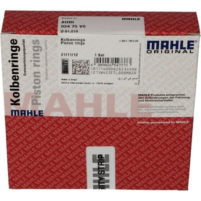 Zuigerveren set MAHLE 034 75 V0