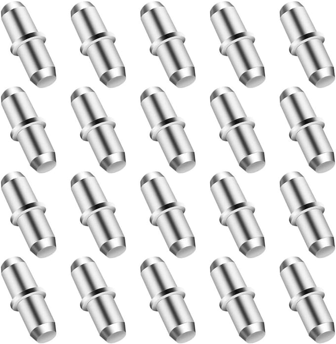 100 stuks stevige plankdragers van 5 mm voor optimale ondersteuning van planken, kastplankhouders en accessoires