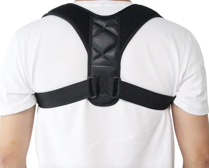 Brace voor rug ondersteuning Postuur Houding correctie Corrector Rugband Rugsteun / M-size / HaverCo