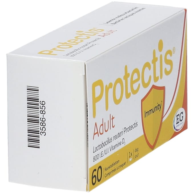 Protectis Adult Voedingssupplement Immuniteit 60 Kauwtabletten