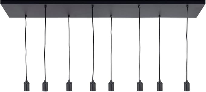 HighLight pendellamp Fantasy 8L - zwart