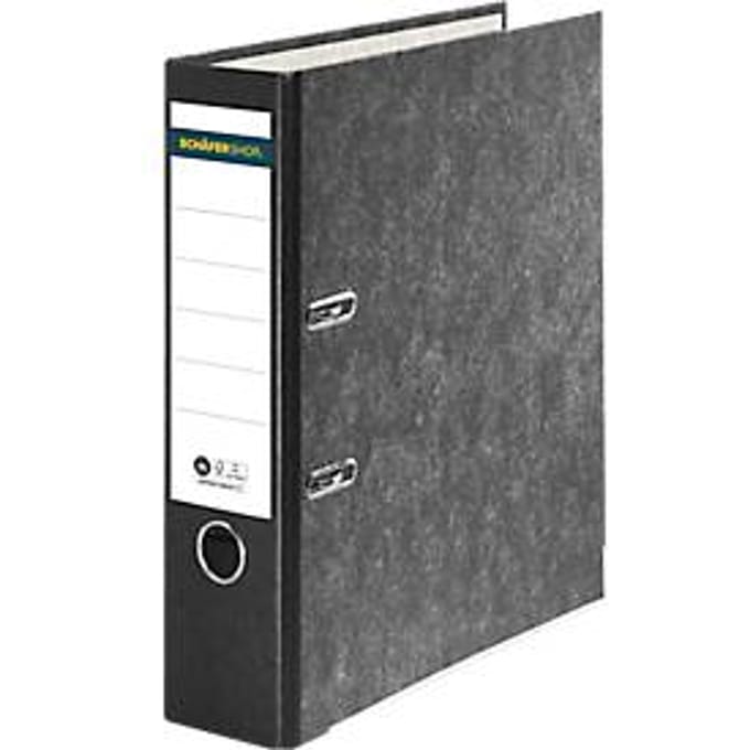 Schäfer Shop Select  ordner, A4, rugbreedte 80 mm, 20 stuks, zwart
