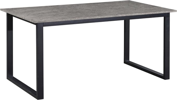 Luton-Eettafel - 160 cm - Betonlook