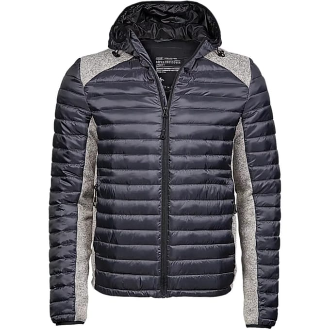 Tee Jays - Men´s Hooded Outdoor Crossover Jacket - Space Grey - S