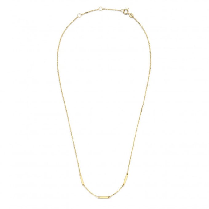 Jackie Triple Bar Necklace 585