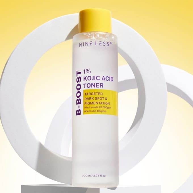 [NEGEN MINDER] B-Boost 1% Kojic Acid Toner 200ml yellow