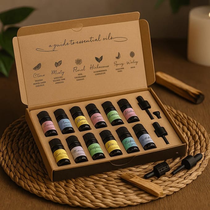 Aromatherapie Essentiële Olie Set - Lente