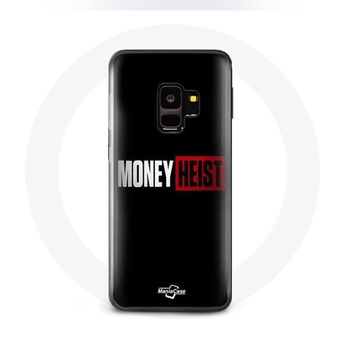 Coque - La casa de papel - Samsung Galaxy S9 - Souple - Noir - Money Heist logo