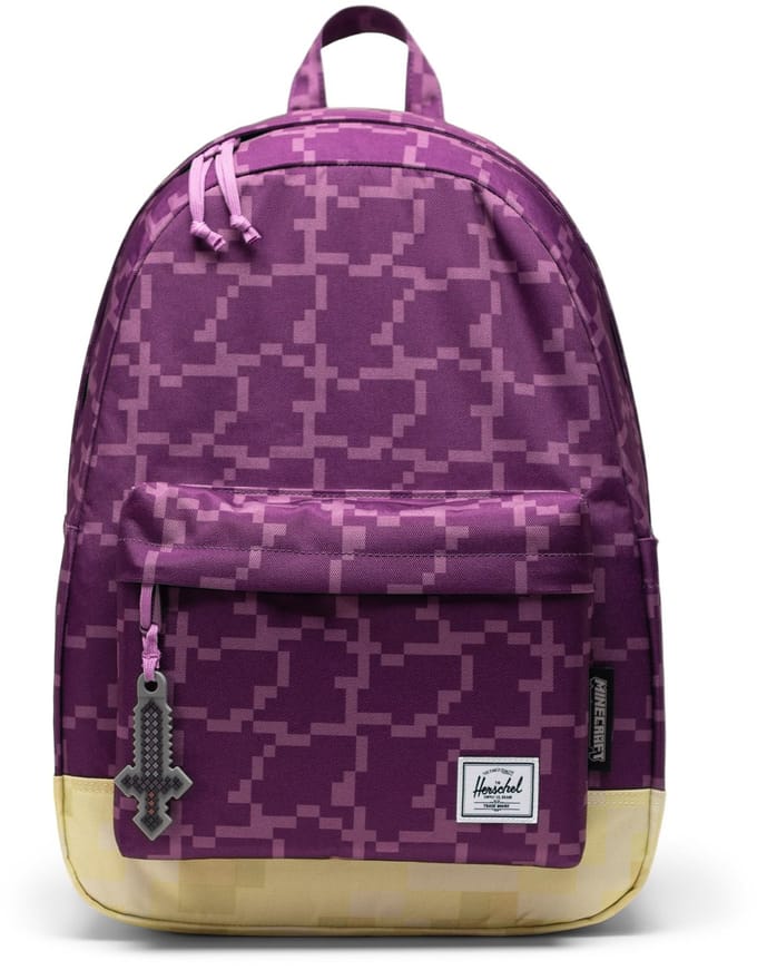 Herschel vrijetijdsrugzak rugzak Minecraft Classic Backpack 26L The End paars