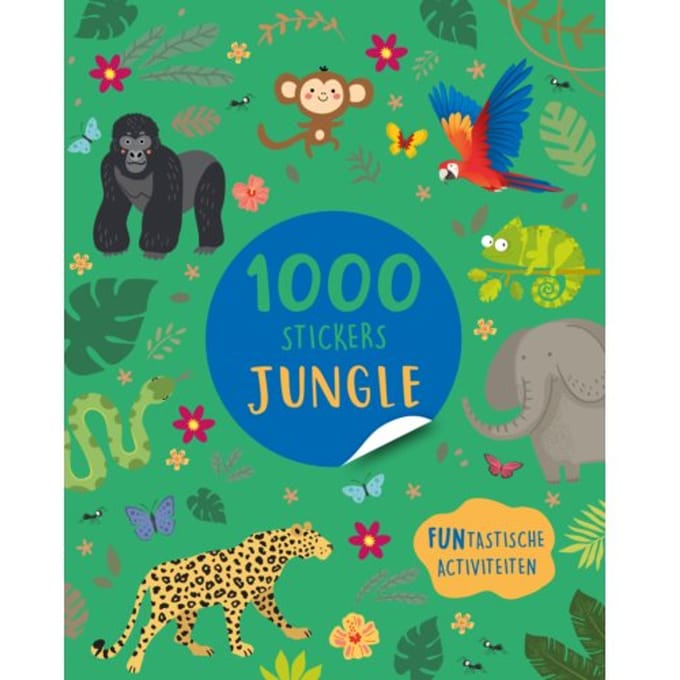 1000 Stickers Jungle - Claire Sipi
