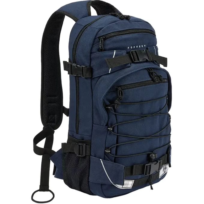 Forvert Canvas Louis Unisex Rugtas - marineblauw - Standard