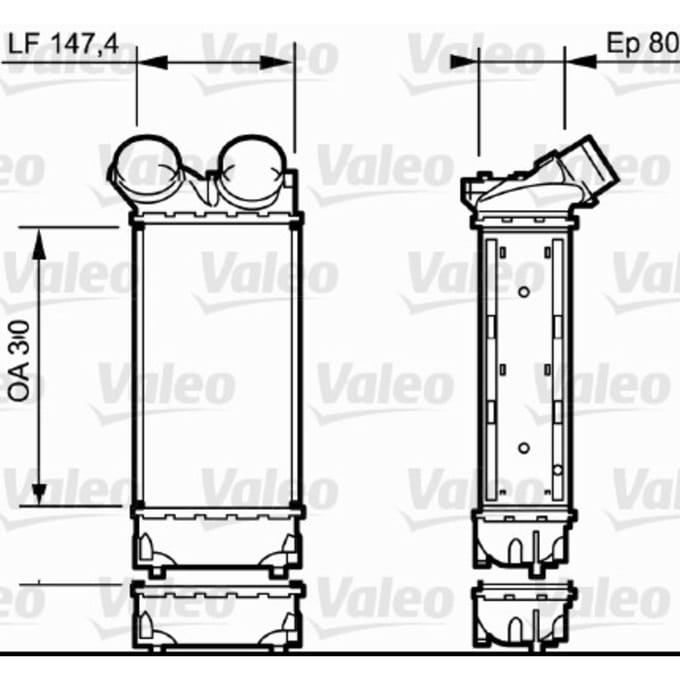 Intercooler VALEO 818841