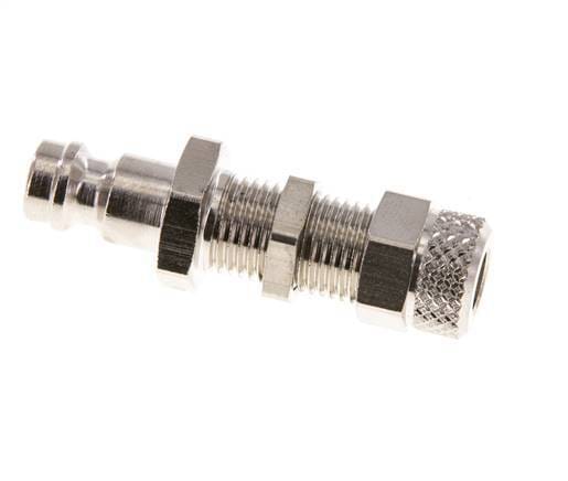 Vernikkeld Messing DN 5 Luchtkoppeling Insteeknippel 4x6 mm Push-On Schotkoppeling